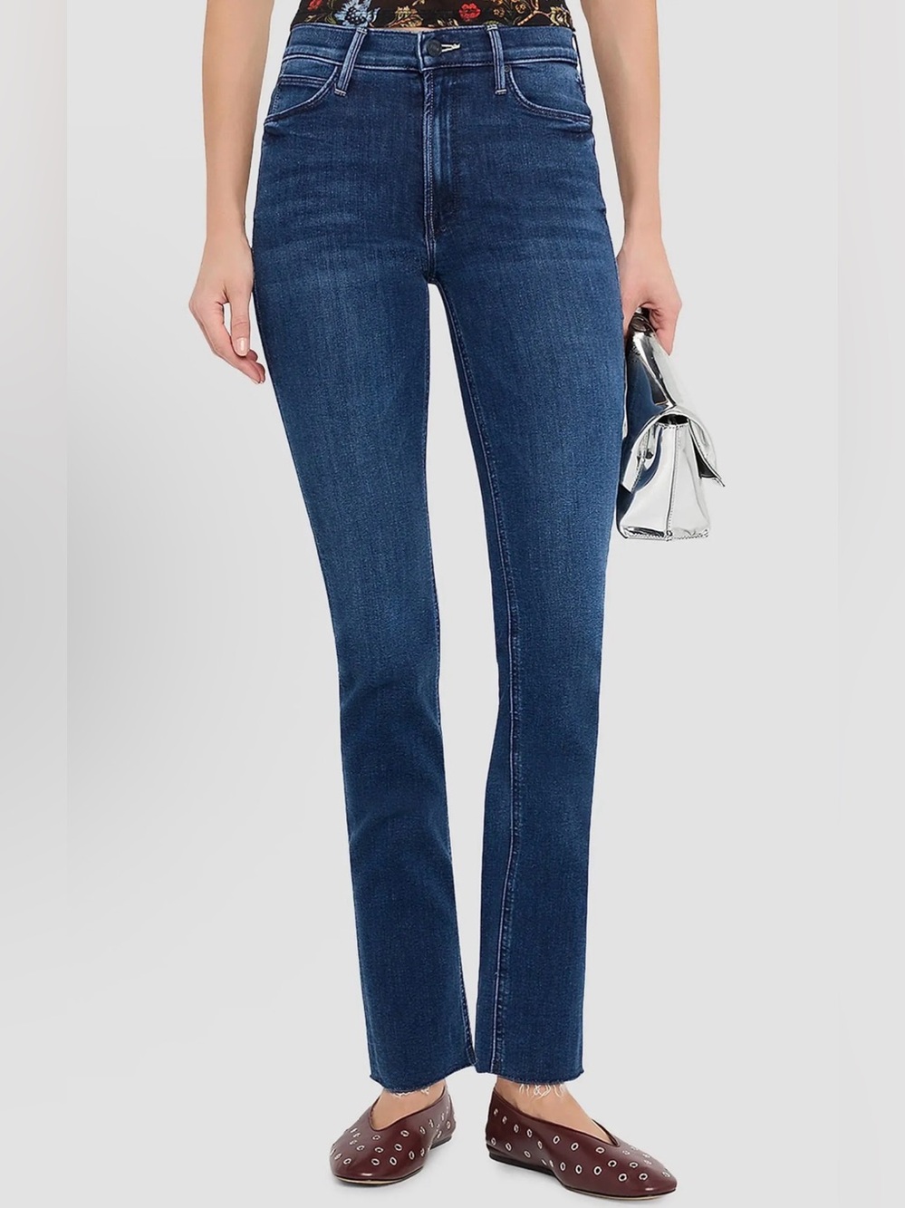 Mother denim- MidRise Dazzler Ankle Jeans - Dark Blue (B6)